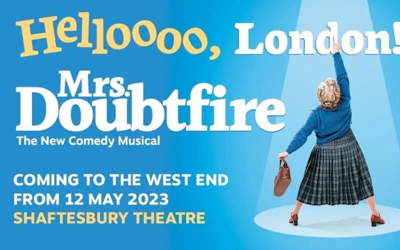 Win Mrs Doubtfire The Musical Tickets & Mrs Riot Dinner Good