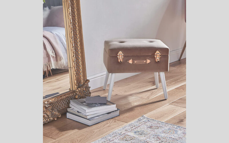 Win a pink velvet trunk stool Cosmopolitan Competitions