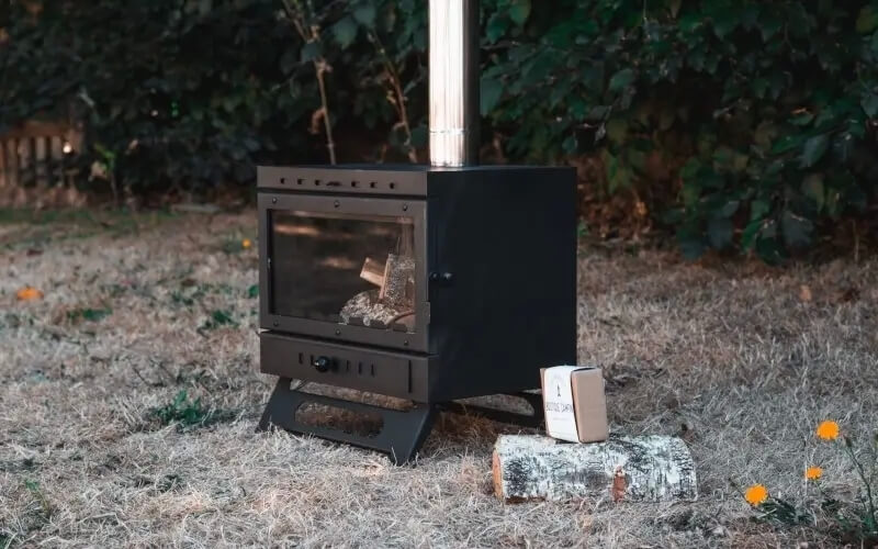 Win a wood burning stove from Boutique Camping Country Living