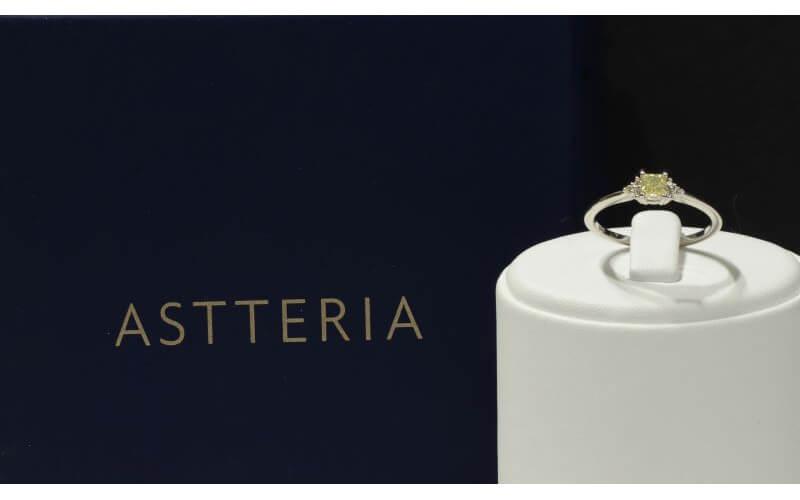 Astterias Yellow Diamond Ring