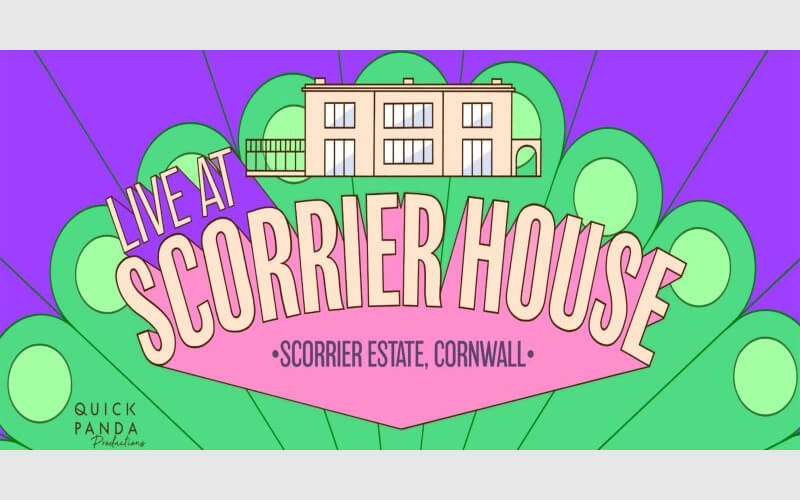 6 tickets to Live At Scorrier House Festival with VIP pass and case of Rattlers Healeys Cyder